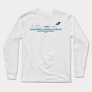 McDonnell Douglas MD-83 - Oasis International Airlines Long Sleeve T-Shirt